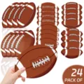 American Football Party Game Stickers 24 Pack Super Bowl Theme Party Supplies Decor - 24 Pieces