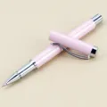 Roze Metalen Rollerpen, Strakke Metallic Afwerking, Soepel Schrijven Kantoor Schrijfpen - Roze