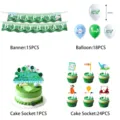 Golf Thema Geburtstag Party Dekoration Set mit Banner, Luftballons und Kuchen Topper. - 4-teiliges Set