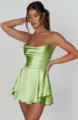 S / Robes / Vert Fluorescent
