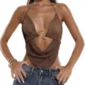 S / Tops / Brown