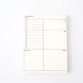 Bloc de notas de horario diario minimalista desprendible para organización de oficina y escuela. - Lista de tareas