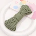 4mm Green Cotton Cord Braided Rope for DIY Handmade Bracelets Necklaces Accessories - 4mm 10m Pack / Avocado Green