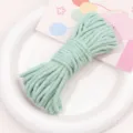 4mm mint green macrame cord craft string DIY handmade jewelry making accessory material bundle - 4mm 10m Pack / Matcha Green