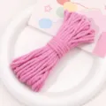 Pink 4mm Polyester Cotton Cord Craft Rope for DIY Handmade Bracelets And Necklaces - 4mm 10m Pack / Peach Pink
