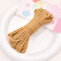 Khaki braided cotton cord 4mm DIY handmade jewelry making crafting rope variant item - 4mm 10m Pack / Light Khaki