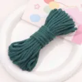 Dark green 4mm cotton polyester cord for DIY handmade bracelets, necklaces and craft accessories. - 4mm 10m Pack / Dark Green