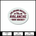 Parche bordado de hockey Colorado Avalanche insignia termoadesiva para ropa chaqueta - Parche Bordado Colorado Hockey (XFNL-9)