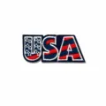 USA Flag Letter Embroidered Patch Badge DIY Clothing Accessories Applique Sew Iron On - USA Flag Style(XFN3D-27)