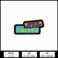 Color letter English strip embroidery patch apparel accessory iron-on badge for clothing decor - GHETTO Style(XFN3Q-14)