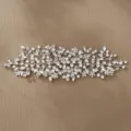 Handmade silver crystal bridal hair vine for wedding and evening party exquisite accessories - Silver Rhinestone Headband