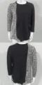 Maglione da uomo in maglia color-block girocollo manica lunga slim autunno inverno - Taglia S / Top / Blocco di colore nero