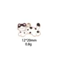 Leuke zwart-witte kat geëmailleerde hanger bedel voor DIY armband ketting sieraden. - 3# Zwart gevlekte kat