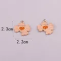 Cute enamel pumpkin bat charms for DIY jewelry making, sweet DIY pendant accessories for bracelets. - Pumpkin Candies