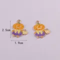 Halloween pompoen geest legering hanger DIY sieraden bedel voor armband sleutelhanger access - Lantaarn Pompoen