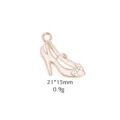 Roze hoge hak schoen bedel voor DIY sieraden maken, kettingen, oorbellen en sleutelhangers. - #5 Roze hoge hakken