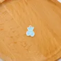 Pendentif en alliage émaillé ours bleu mignon pour collier bracelet fabrication bijoux - Ours Bleu / 20x13mm (1 Pièce)
