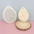 Birdcage and bird silicone mold detail view, ideal for DIY aromatherapy gypsum and fondant crafts. - Birdcage Rose (3#) / Translucent White
