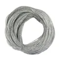 Tiges metalliques argentees cure-pipes fil souple pour projets d art et de decoration DIY. - 6 mm Argent [500 m/faisceau] / Argent