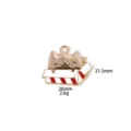 Zinc alloy cute cat charm in box pendant diy jewelry making necklace keychain accessory - Gift Box Dog
