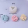 Korean Style Yarn Ball Silicone Mold DIY Knot Candle Molds Scented Candle Craft Pink Blue Yellow - Yarn Ball Mold / Translucent White