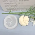 Süßes Kaninchen Silikonform Mond Design Epoxidharz Gießform für Duftkerzen und Gips - Mondhase / Klarweiß