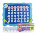 Enfants DIY Calendrier en feutre Tenture murale Jouet éducatif Fait main Thème océan cadeau - Style Monde Océanique (MDF-21005)