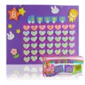Kids DIY Felt Calendar Wall Hanging Educational Toy Handmade Creative Calendar Gift Set - Cute Animal Style (MDF-21006)