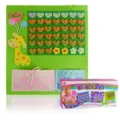 Enfants DIY feutre calendrier mural jouet educatif apprentissage precoce calendrier - Style Girafe (MDF-21004)