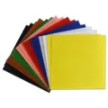 Ensemble de feuilles de tissu feutré non tissé coloré pour loisirs créatifs DIY carrés - P028