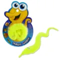 Jouet ver magique peluche tortillon farce et attrapes mignon ver peluche vert pour enfants - Jaune