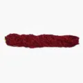 Cure-pipes scintillants rouges, tiges de chenille de 6mm pour art DIY et decorations de fete. - 6mm (50 Yards/Fagot) / Rouge