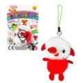 Poupee chenille peluche DIY porte-cles jouet creatif fait main pendentif mignon sac - MDF-11611