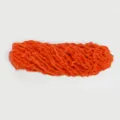 Orange chenille stems 9mm variant, soft pipe cleaners, fuzzy wire for DIY craft accessories. - 50 Yards/Bundle / Orange