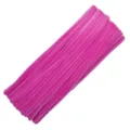 Pink pipe cleaners craft stems chenille stems 6mm x 30cm bulk craft supplies DIY accessories - 100 Pieces/Pack / Plum Red