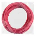 Fil chenille peluche rose pour loisirs creatifs, accessoire DIY en rouleau - 10mmx9m / Rouge pastèque