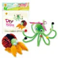 Kit de bricolage cure-pipe pompon pour enfants jouet animal artisanal education precoce vue principale. - MDF-11939