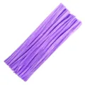 Purple pipe cleaners chenille stems 100pcs 6mm 30cm for DIY craft handmade art projects kids. - 100 Pieces/Pack / Light Purple