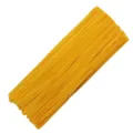 Yellow chenille stems pipe cleaners for DIY crafts art projects bundle variant option. - 100 Pieces/Pack / Golden Yellow