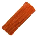Orange pipe cleaners chenille stems DIY craft accessories flexible sticks 100pcs pack - 100 Pieces/Pack / Orange