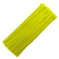 Yellow pipe cleaners chenille stems DIY craft supplies flexible fuzzy sticks for handmade art project - 100 Pieces/Pack / Yellow