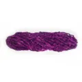 Purple metallic tinsel stems pipe cleaners, 9mm core DIY craft handmade fluffy wire supplies. - Purple