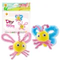 Kit fai da te per bambini scovolino pompon giocattolo farfalla creativo fatto a mano - MDF-11935