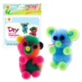 Kit Fai da Te Pompon Animale Bambino Giocattolo Educativo Carino Orso Topo Set DIY - MDF-11917
