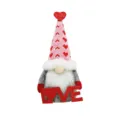 Valentine day gnome plush doll pink heart faceless toy holiday home decoration gift - Male Style