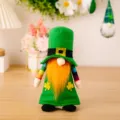 St. Patrick's Day Gnome Plush Doll Irish Green Hat Clover Festival Home Table Decor Toy - Male Style