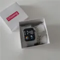 LED astronaut digital watch with silver chain bracelet set in a clean white gift box. - Grey (Watch Only)
