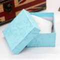 Coffret cadeau texturé bleu clair avec coussin, emballage élégant pour montres et bijoux. - Boîte de Montre Bleu Clair Seule (Sans Montre)