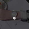 Orologio al quarzo alla moda con comodo cinturino in silicone lancette luminose coppia - Bianco