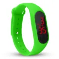 Grüne Silikon LED Digitaluhr mit Kapsel Design für Sport und den täglichen Freizeitstil. - Grün